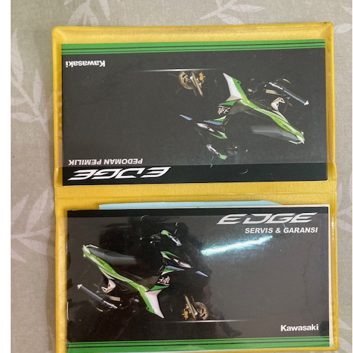 Kawasaki Buklet Buku Service Motor Edge Bekas