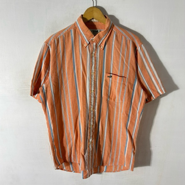 KEMEJA PENDEK CROCODILE STRIPE