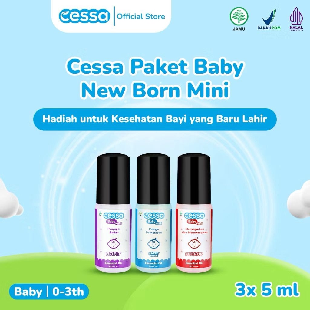 Minyak Esensial Bayi Cessa Bundling 3