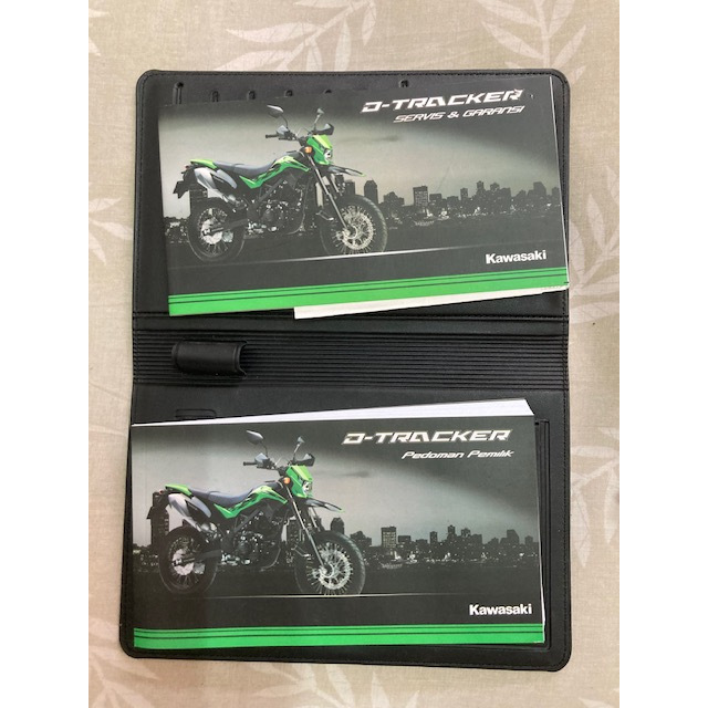 Kawasaki Buklet Buku Service Motor DTracker 150 Bekas