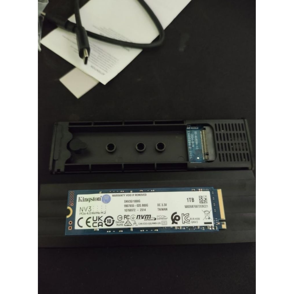SSD Nvme M.2 Pcie Gen 4 Kingstone NV3 1 TB