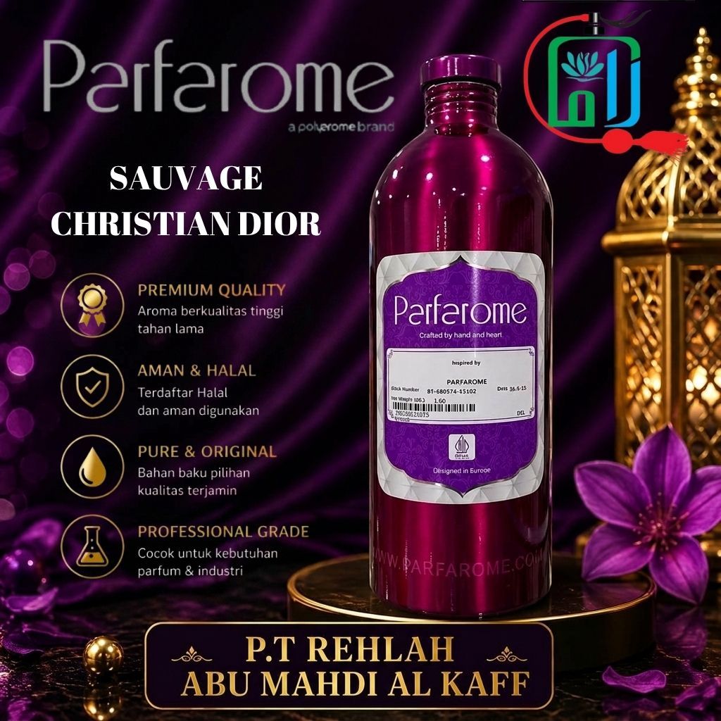 Parfarome Deluxe - D10R S4UV4GE , Bibit parfum murni segel pabrik 500 ml / 1 kg.