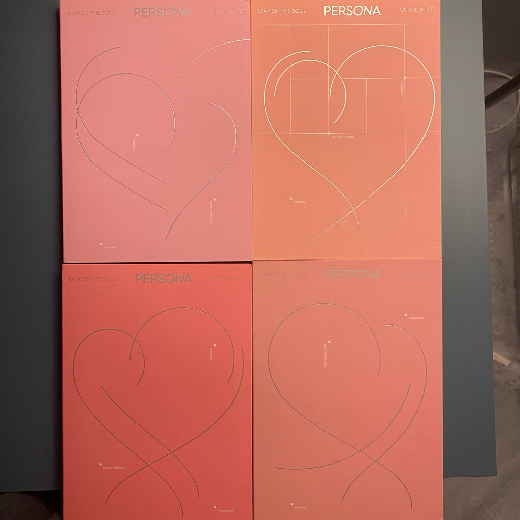 [ ready stock ] bts map of the soul persona mots ver 1 2 3 4 album only rm namjoon yoongi suga agust