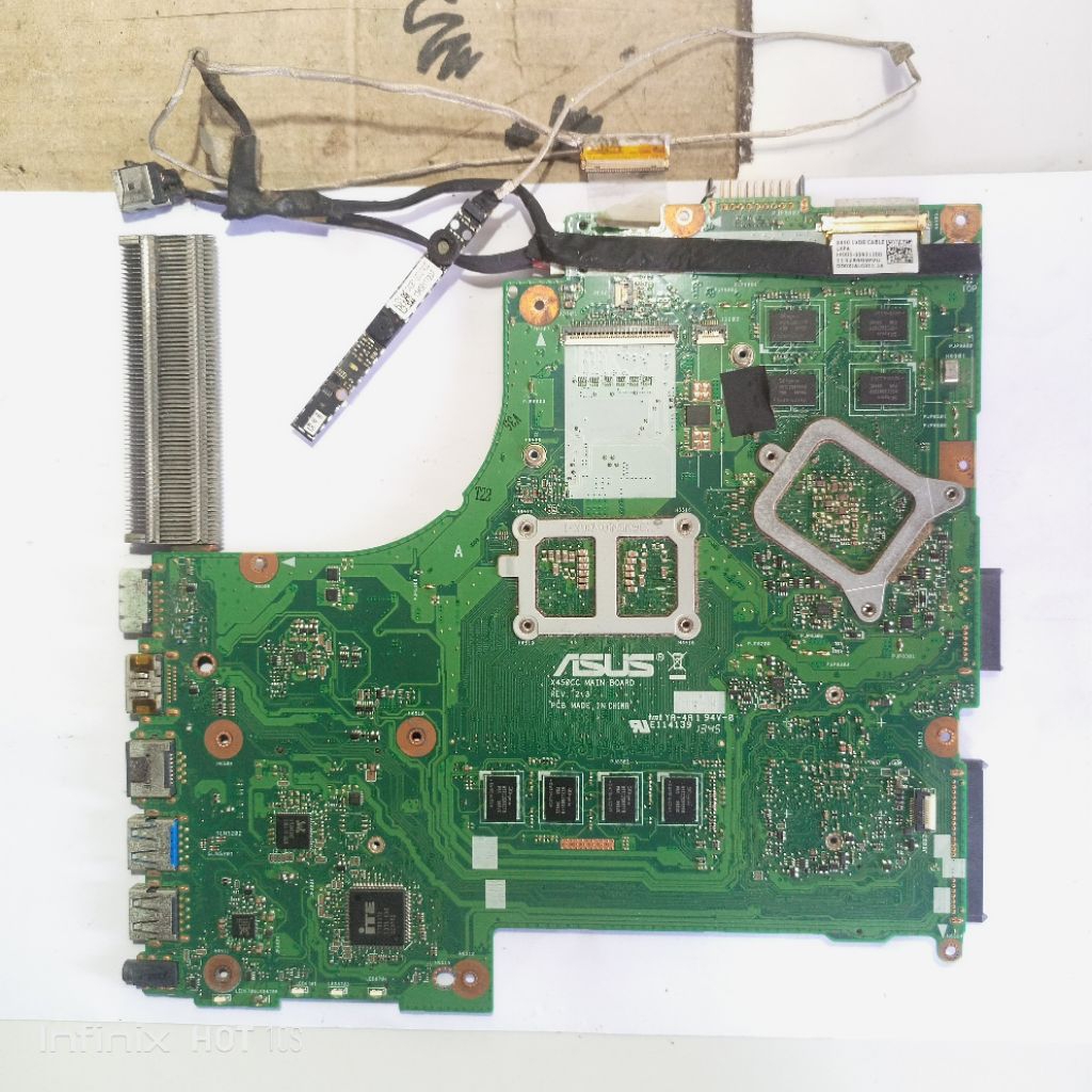 Motherboard mainboard mesin asus x450cc series asus x450 x450c a450c a450cc intel core i3 dual vga o