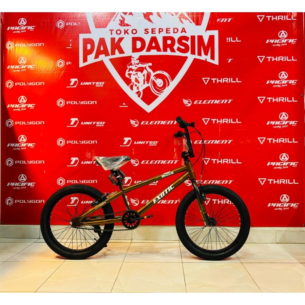 Sepeda BMX Exotic by Pacific 20 full bearing ban kecil kualitas bagus