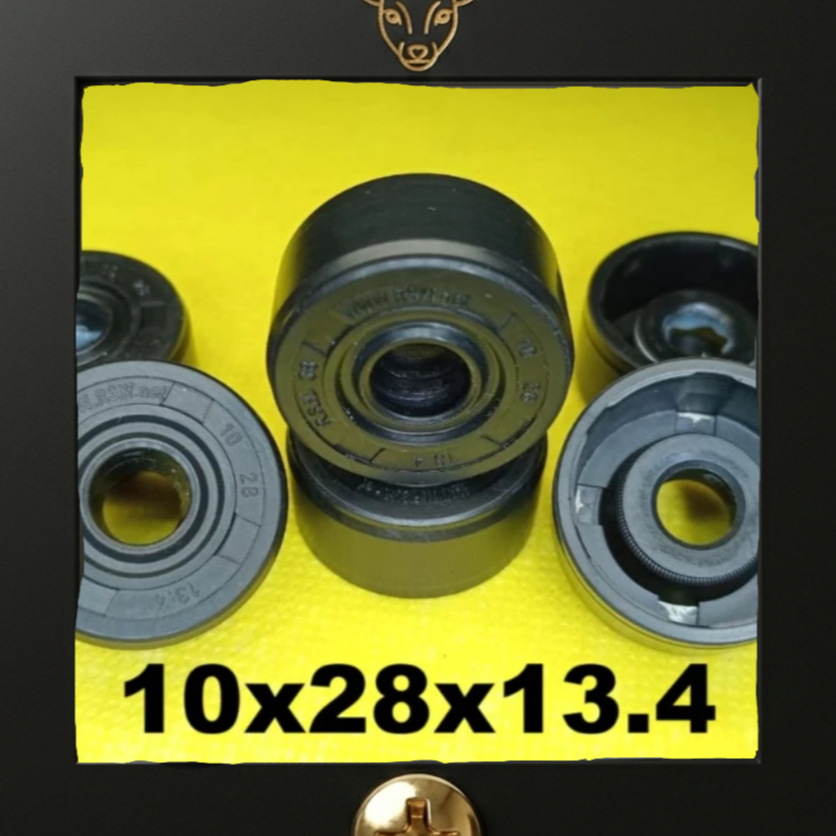 Oil seal shok 10x28x13.4 shock belakang motor karet sok oli sil original