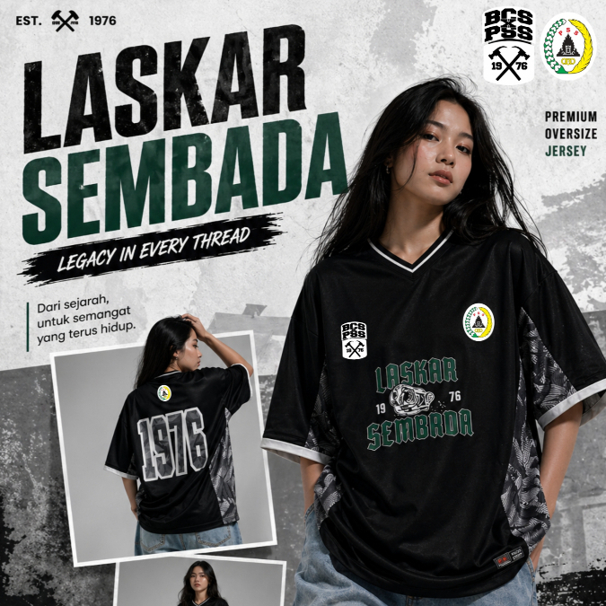Jersey Oversize PSS Sleman Laskar Sembada