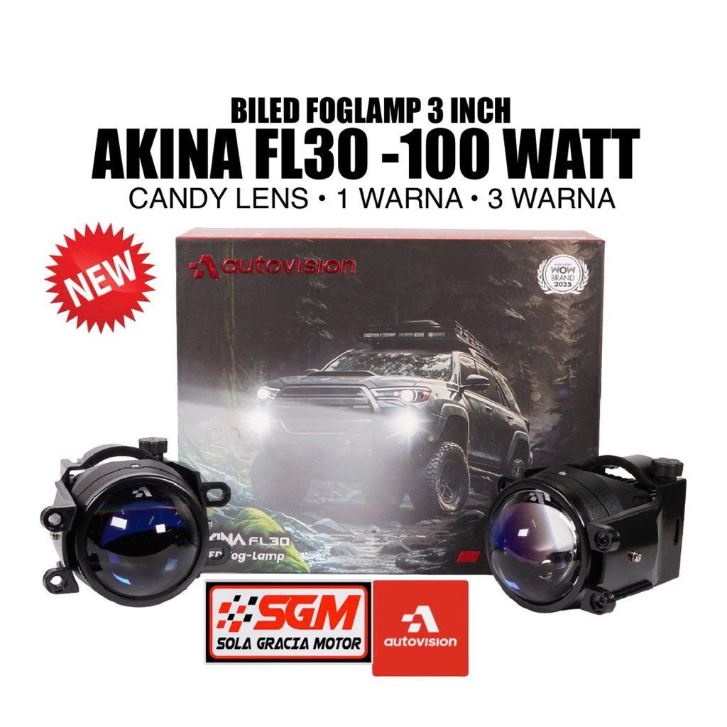 Autovision Foglamp Biled 100 WATT (AKINA FL30).