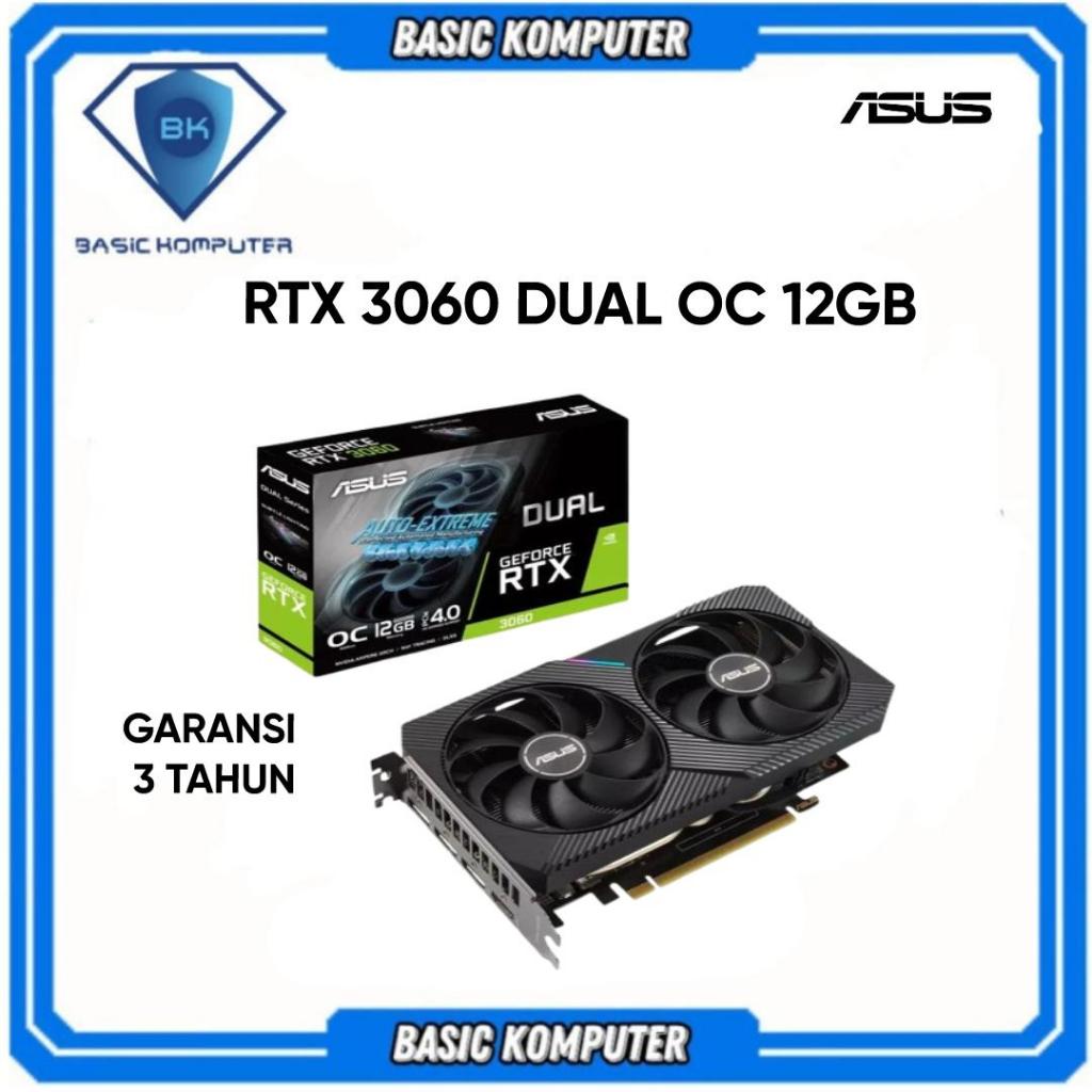 VGA ASUS DUAL GEFORCE RTX 3060 OC EDITION 12GB GDDR6 192-BIT / RTX3060