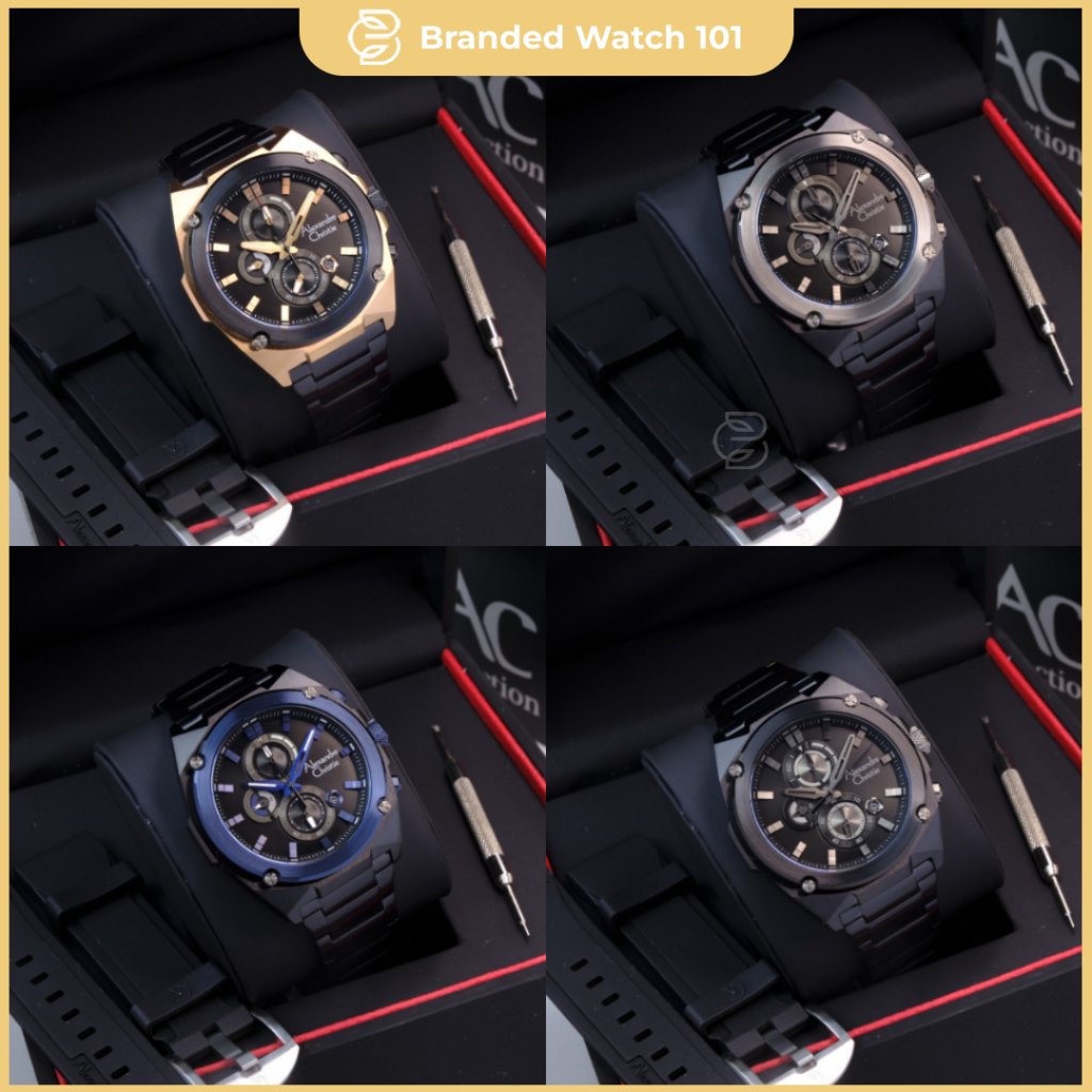 ORIGINAL Jam Tangan Pria Alexandre Christie AC 6654 / AC6654 / 6654 / AC 6655 / AC6655 / 6655 / AC 6