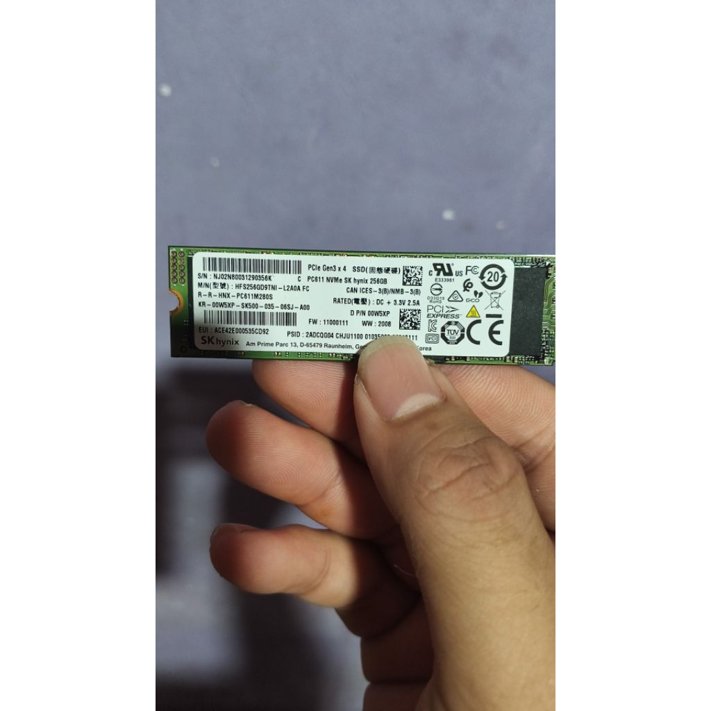SSD Nvme SK-Hynix 256gb