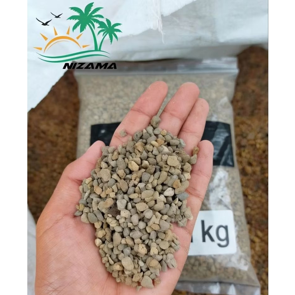Pumice Batu 1kg/Batu apung pumice media filter/Batu apung media filter/Batu apung