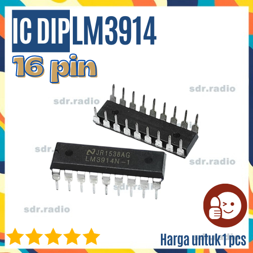 IC LM3914 LM3914N-1 DIP-18 Dot Bar Display Driver IC Analog to LED Level Indicator LM3914N DIP18 Ori