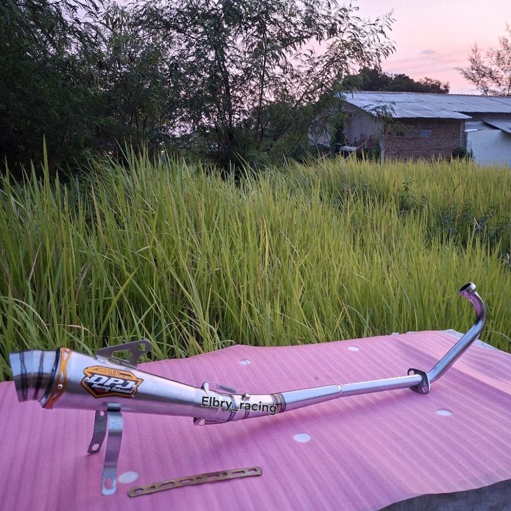 Knalpot racing DPJ CROM Jupiter mx old,Jupiter mx 135 new,Satria fu 150