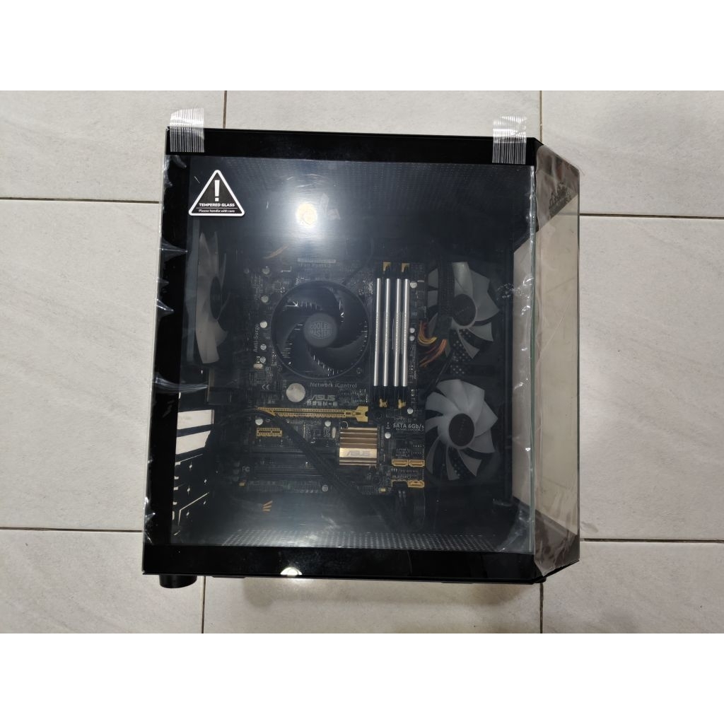 [PC TANPA GPU] Motherboard ASUS B85M E Intel i7-4790 32GB DDR3 500GB HDD 550W Bronze