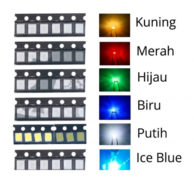 15PCS Lampu LED SMD 3528 Universal LED All Type Speedometer