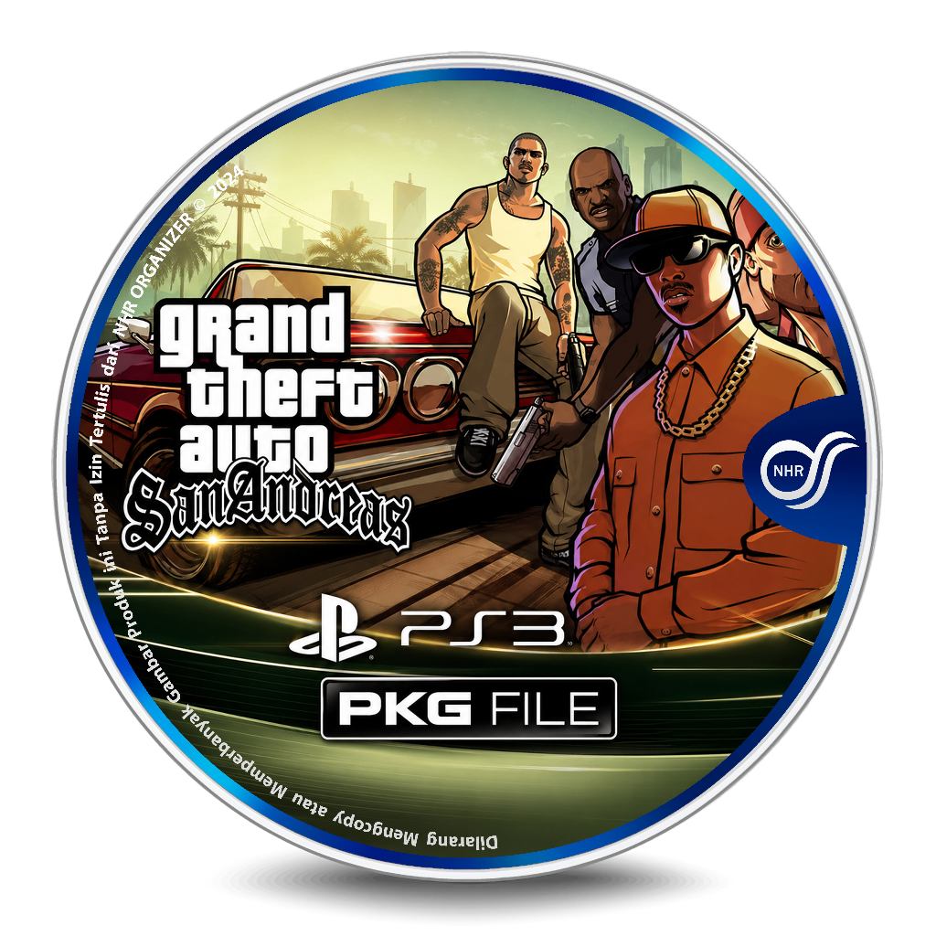 GTA SA PS3 PKG File – Support 2 Player Mode – Game Klasik Populer