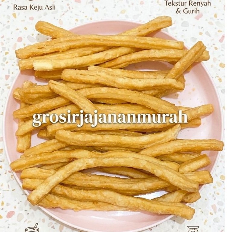 CHEESE STICK SUPER JUMBO STIK KEJU EDAM/ CEMILAN MURAH LEZAT