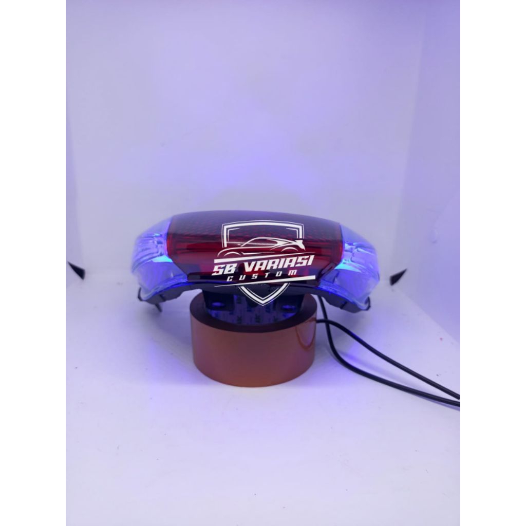 LAMPU BELAKANG VARIO 110 KARBU CUSTOM SEN ALIS RUNING VARIO 110 KARBU