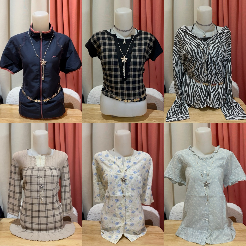 baju atasan skena grunge vintage gothic fairycore morikei - BATCH 1
