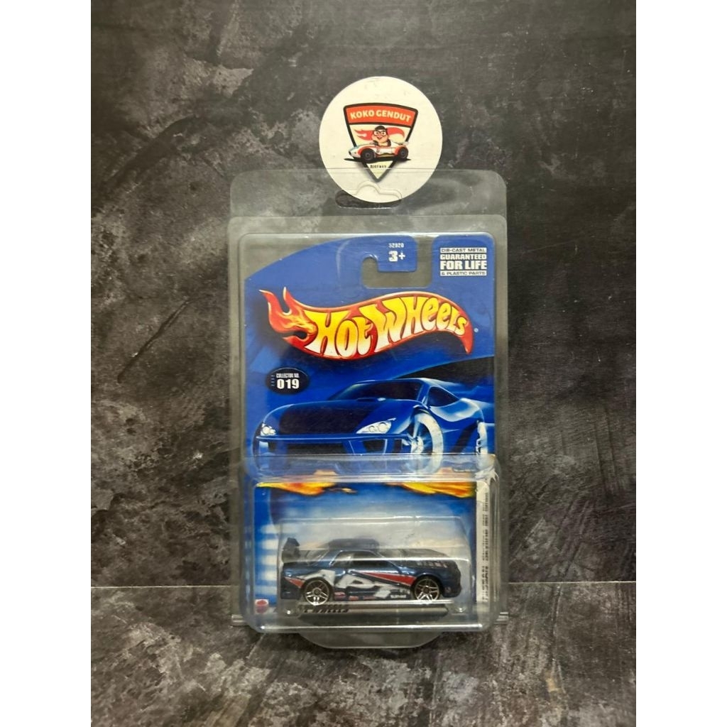 Hot Wheels Vintage Card Nissan Skyline GT-R R32 Blue First Edition 2000 Mattel + PROTEKTOR