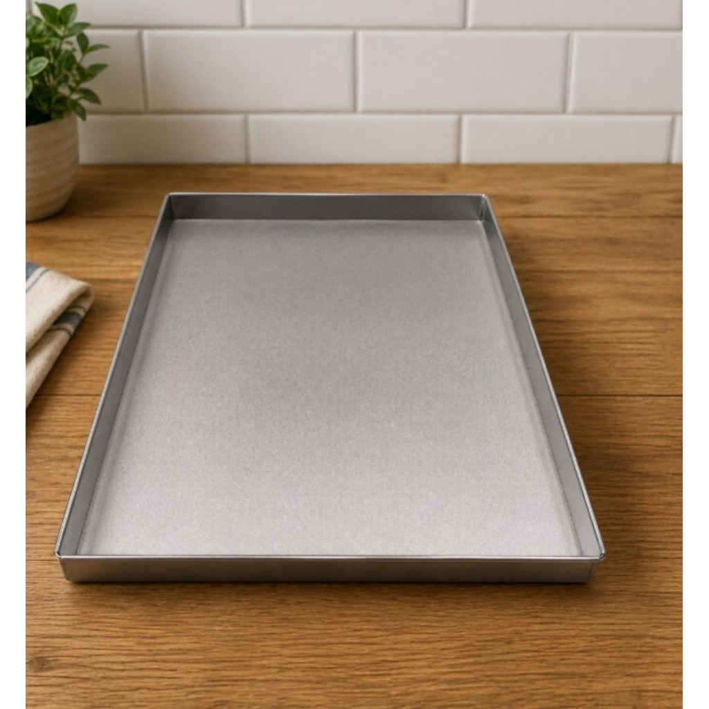 loyang oven jumbo / cetakan roti buaya 100x45 loyang castom