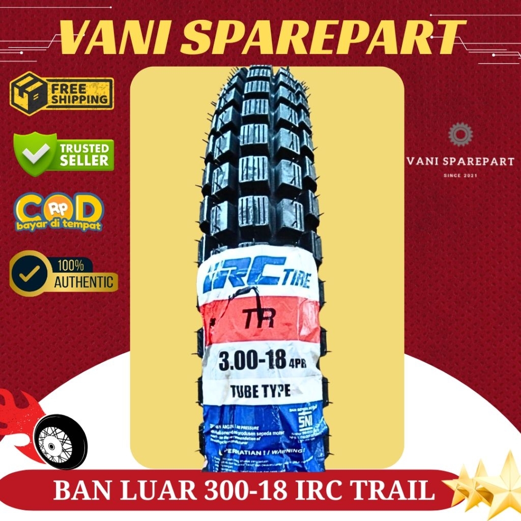 BAN LUAR 300-18 IRC TRAIL