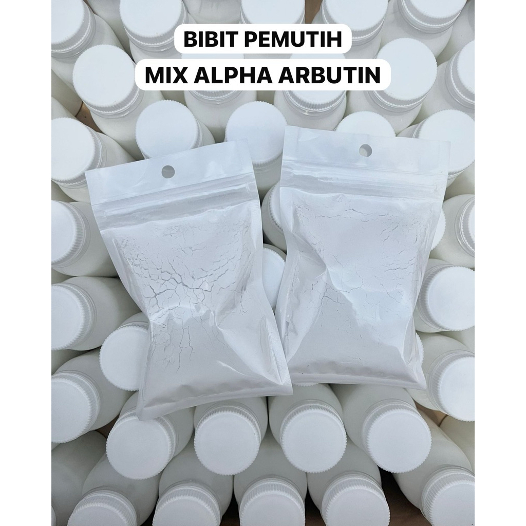 SERBUK PEMUTIH MIX ALPHA ARBUTIN SERBUK PEMUTIH BADAN