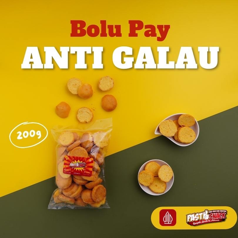 BOLU PIE SUSU | BOLU KERING PAY SUSU 200 GRAM | BOLU SUSU