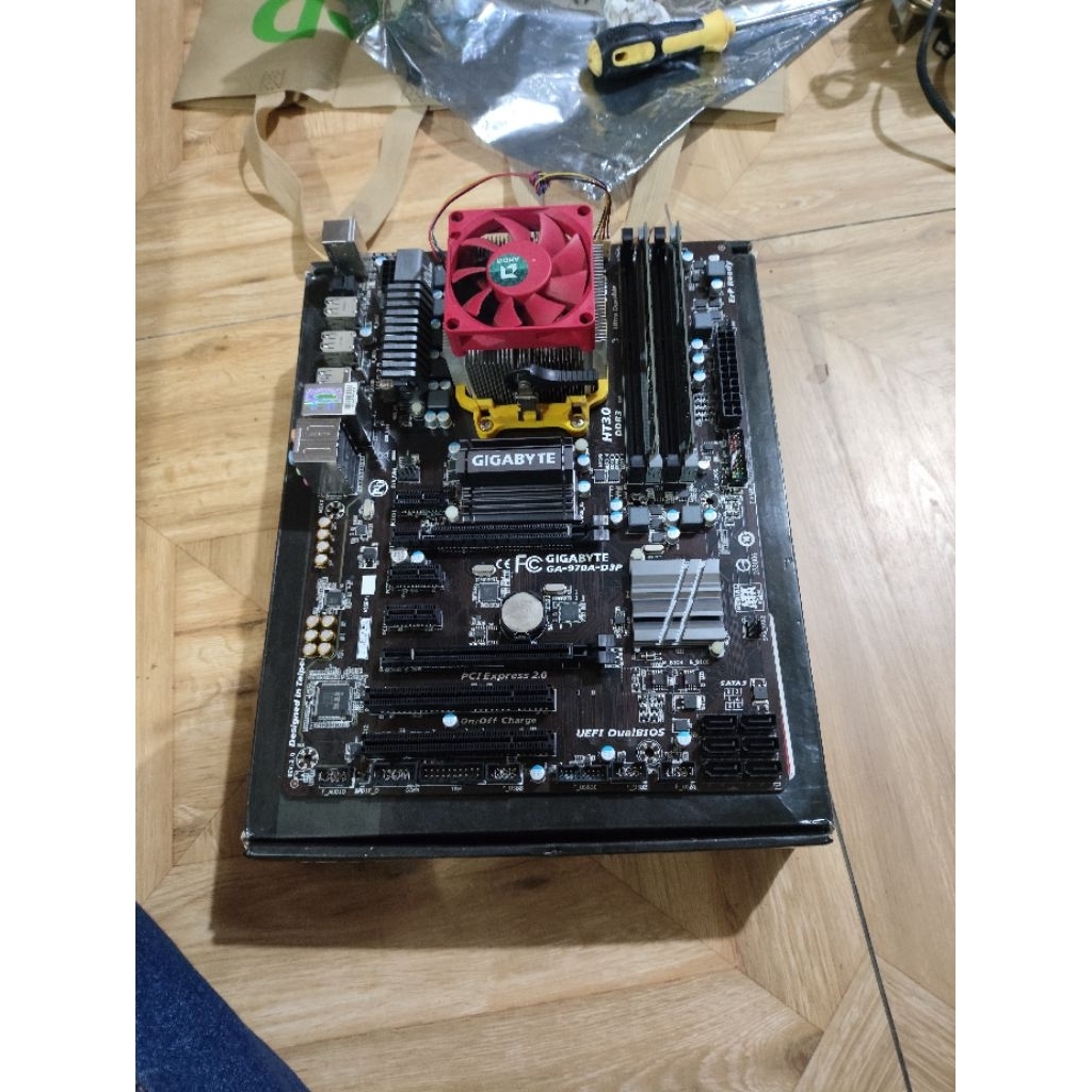 paket amd fx 6300 mb gygabyte 970 am3+ ram 16gb dd3
