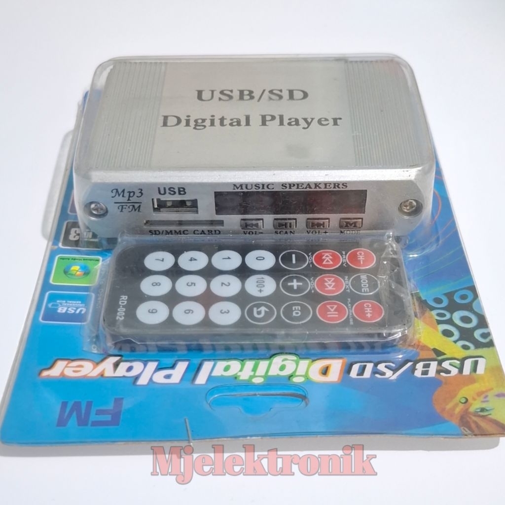 Media player Mp3 Plus Dongle BT-118 Mobil Rumah USB SD FM Plus Dongle Bluetooth