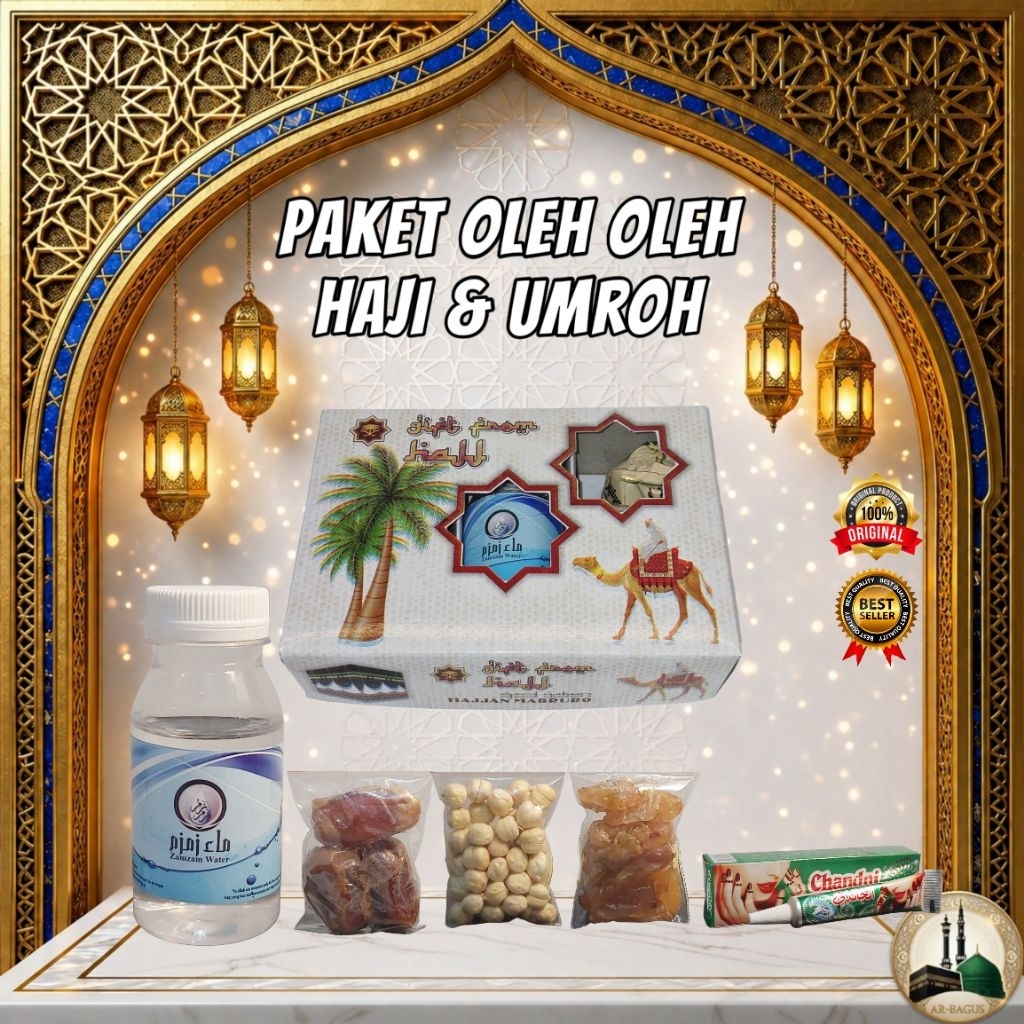 Oleh oleh haji & umroh dus Kotak paketan, Souvenir Haji Umroh Hampers Gift
