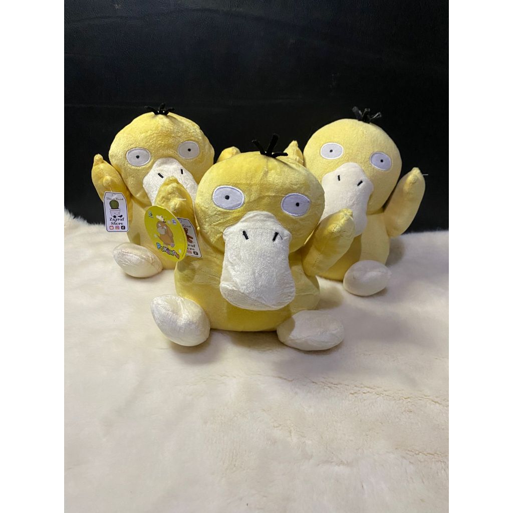 Boneka Pokemon Psyduck Saiko Soda 20cm Plush Import