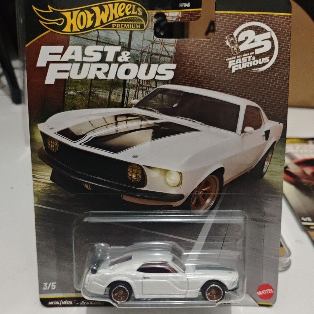 Hot Wheels Premium Fast & Furious 25th Anniversary 1969 Ford Mustang Boss 302 Kerut