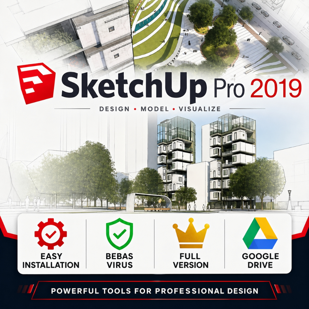SketchUp 2019 Pro Software For Windows®