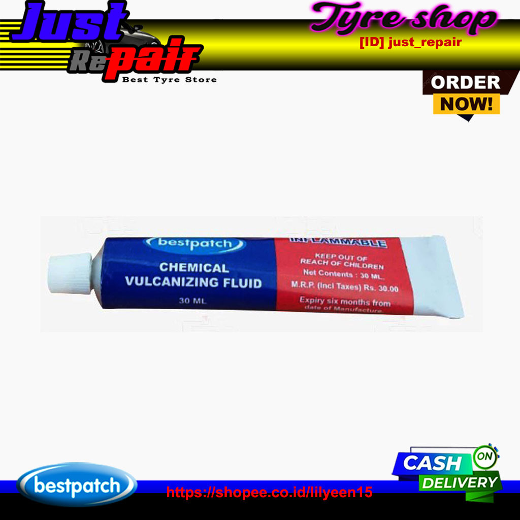 Tip Top Lem Tambal Ban Dalam dan Ban Luar Bestpatch - 30ml