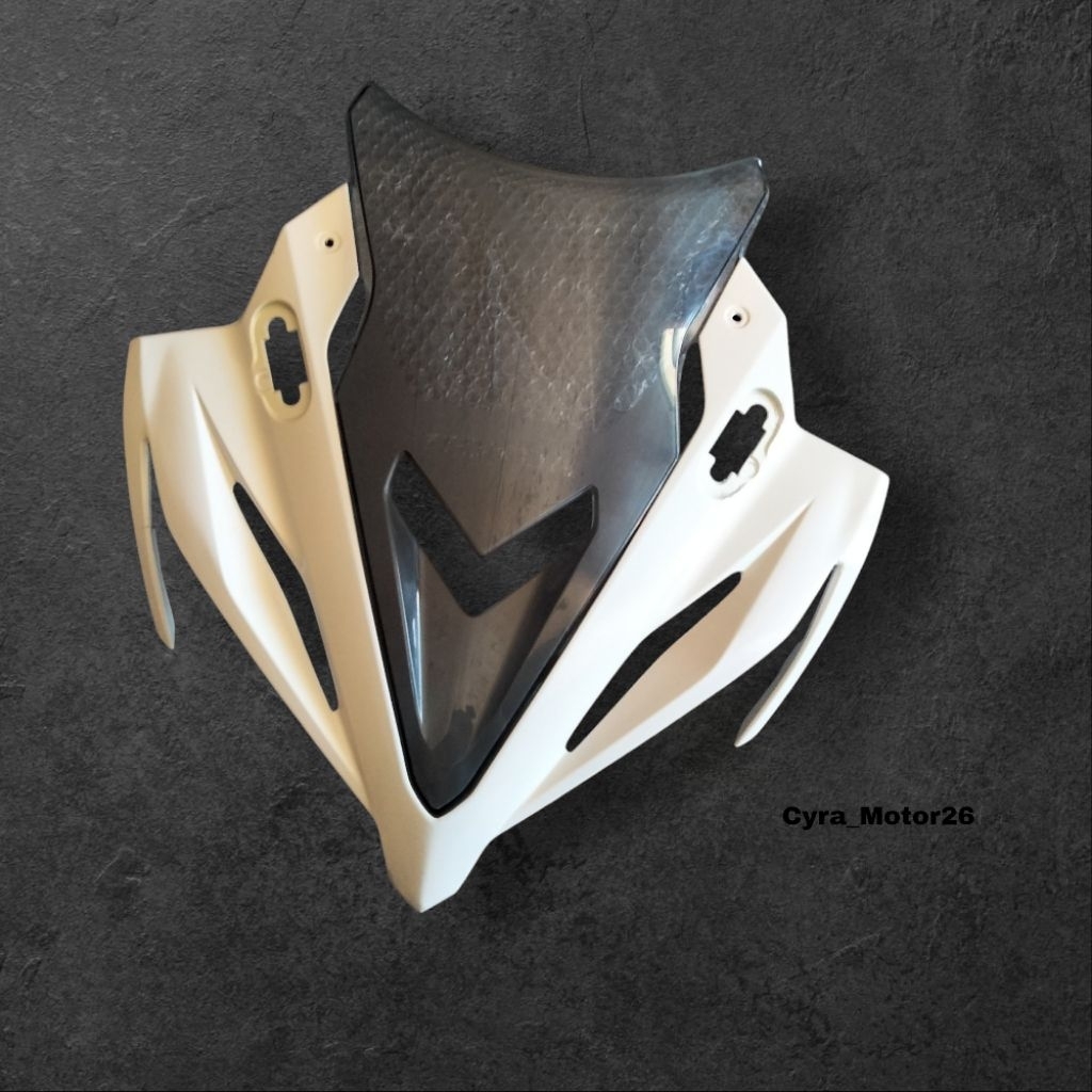 panel tameng topeng kedok set visor lampu depan cbr150r cbr 150r facelift K45G original