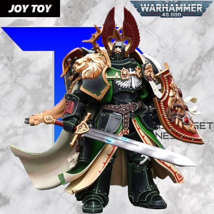 HOT SALE JOYTOY 1/18 WARHAMMER 40K DARK ANGELS PRIMARCH LION EL' JONSON JT7882 ACTION FIGURE
