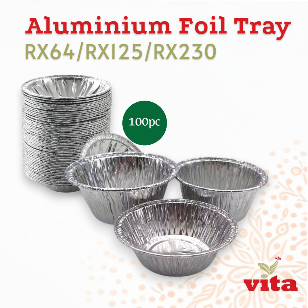 Aluminium Tray Alumunium Foil RX64 RX125 RX230 Pack Isi 100pc