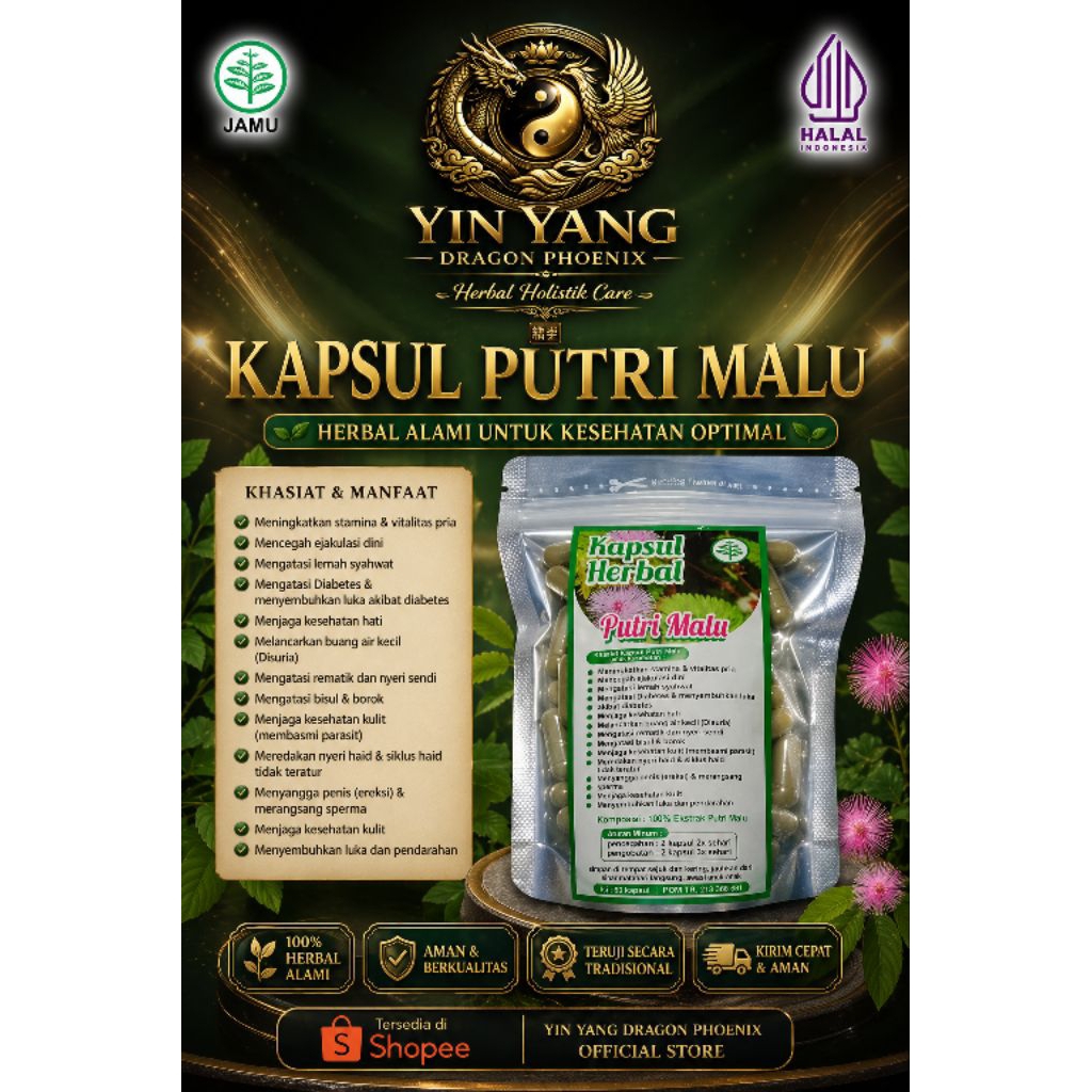 Kapsul Putri Malu Grade A