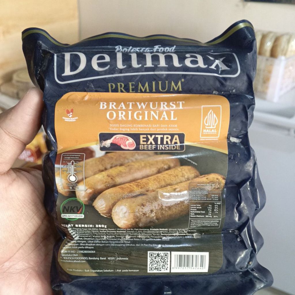 Delimax Premium Sosis Bratwurst Isi 5
