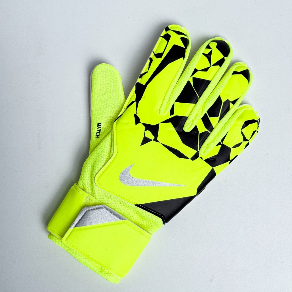 Nike Match Original Sarung Tangan Kiper Football Goalkeeper GK Gloves Volt Yellow