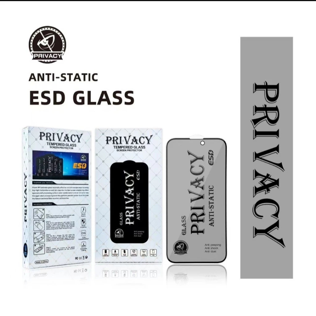 TG ESD SPY SAMSUNG SEMUA TIPE TG ESD SPY PRIVACY ANTI STATIC  (FREE DUS PACKING&BUBBLE WRAP)