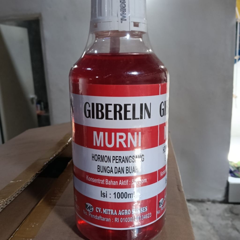 HORMON Giberelin 1 Liter - Merangsang Bunga, Membantu Perkecambahan, Meningkatkan Produksi