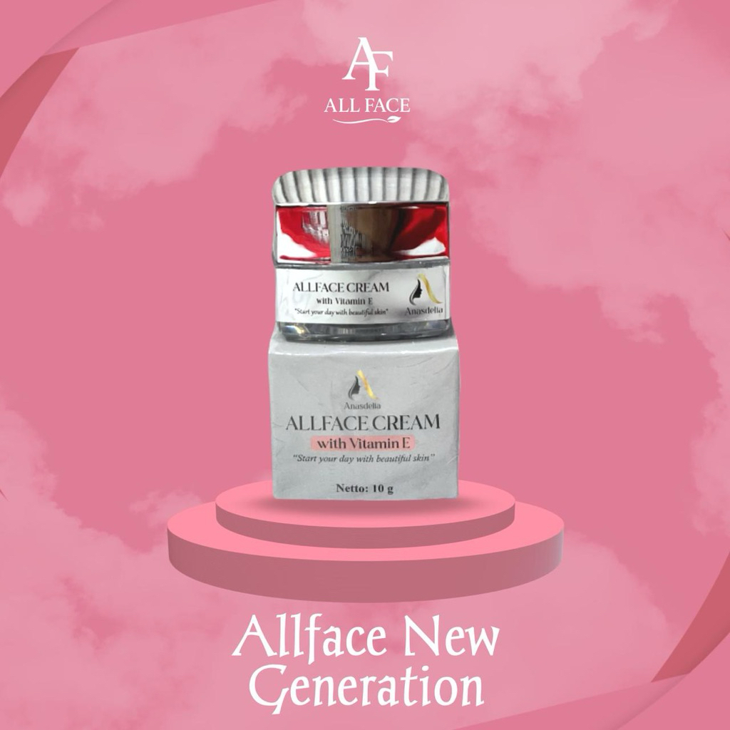 ADELIA ALLFACE Cream Pencerah Wajah dengan Vitamin E - Krim Wajah Pencerah Kulit dengan Vitamin E un