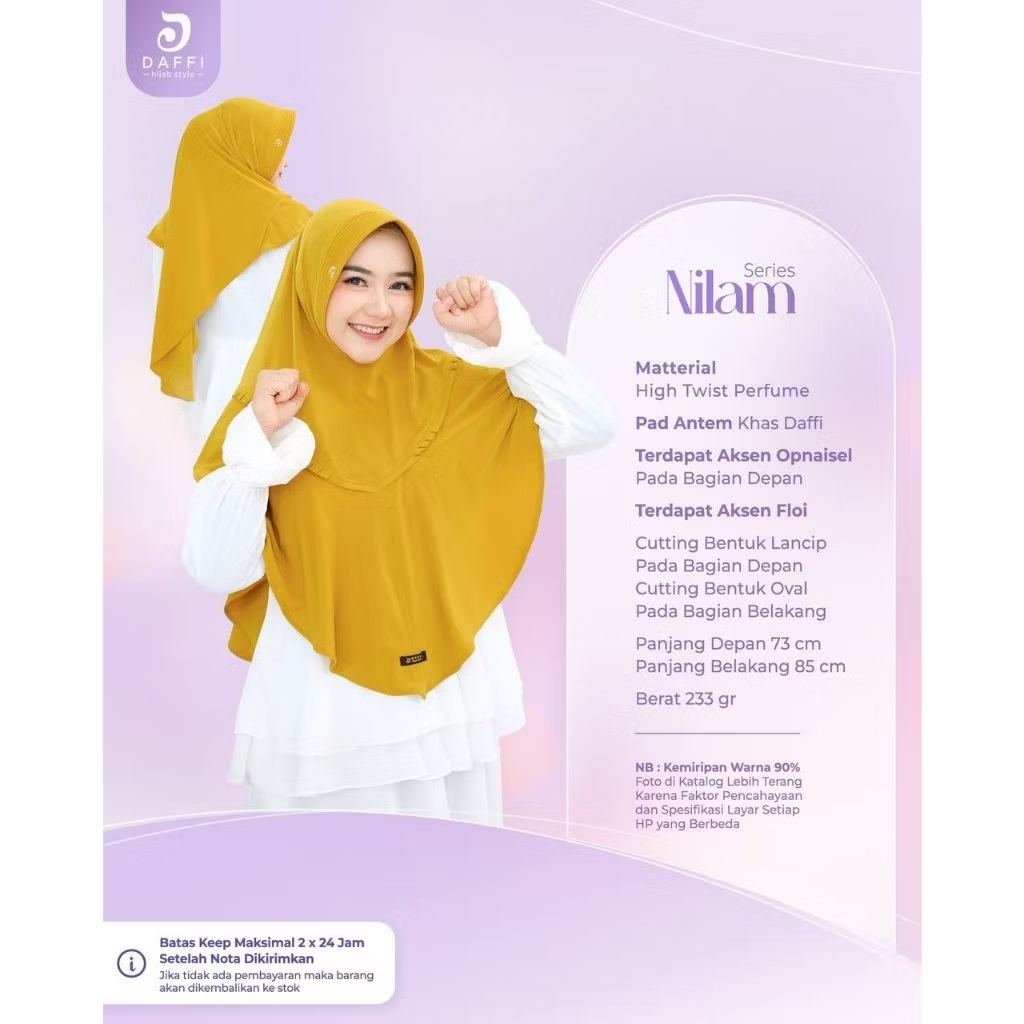 DAFFI HIJAB - BERGO NILAM DAFFI TERLARIS