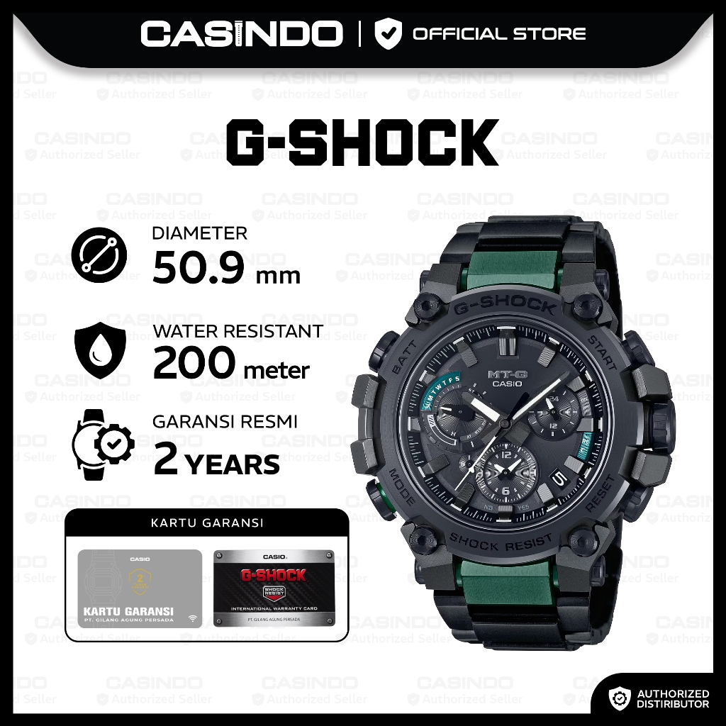 G-Shock Jam Tangan Original MTG-B3000BD-1A2DR