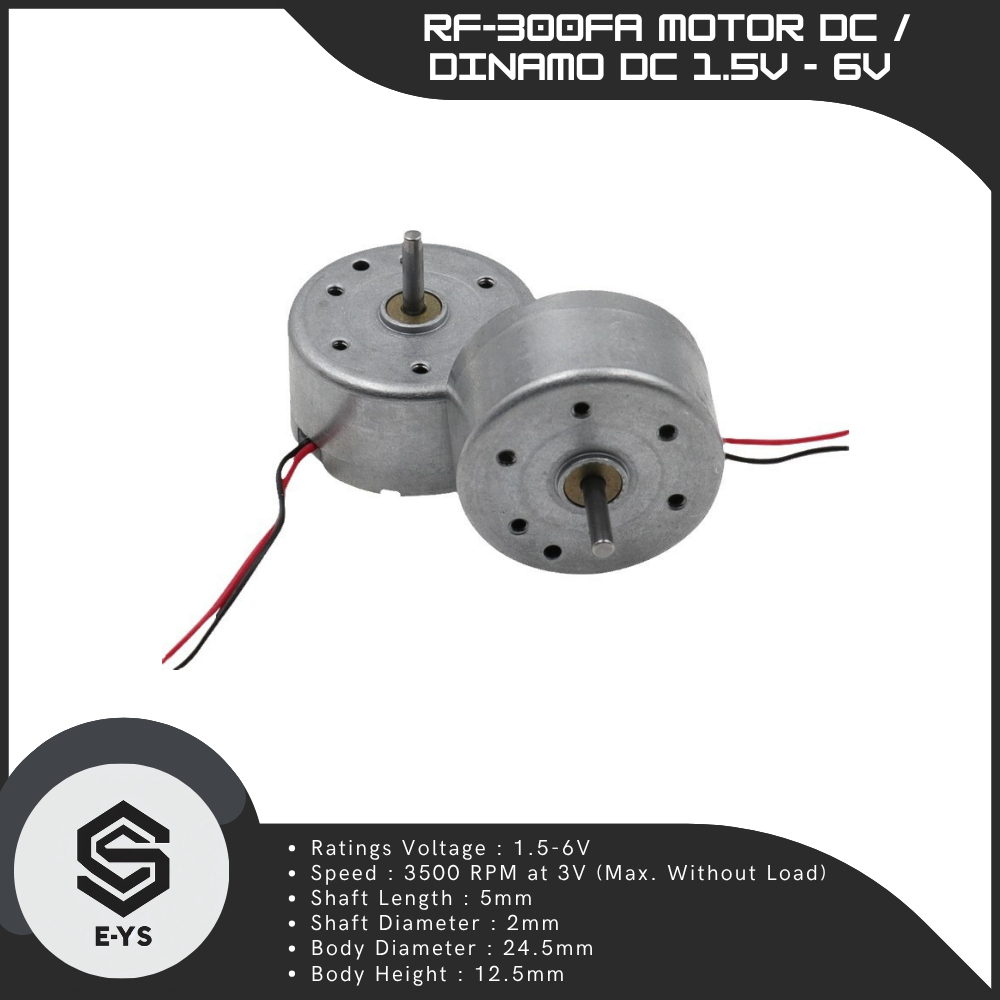 RF-300FA Motor DC 3V - 6V ~RF 300 Dinamo DC