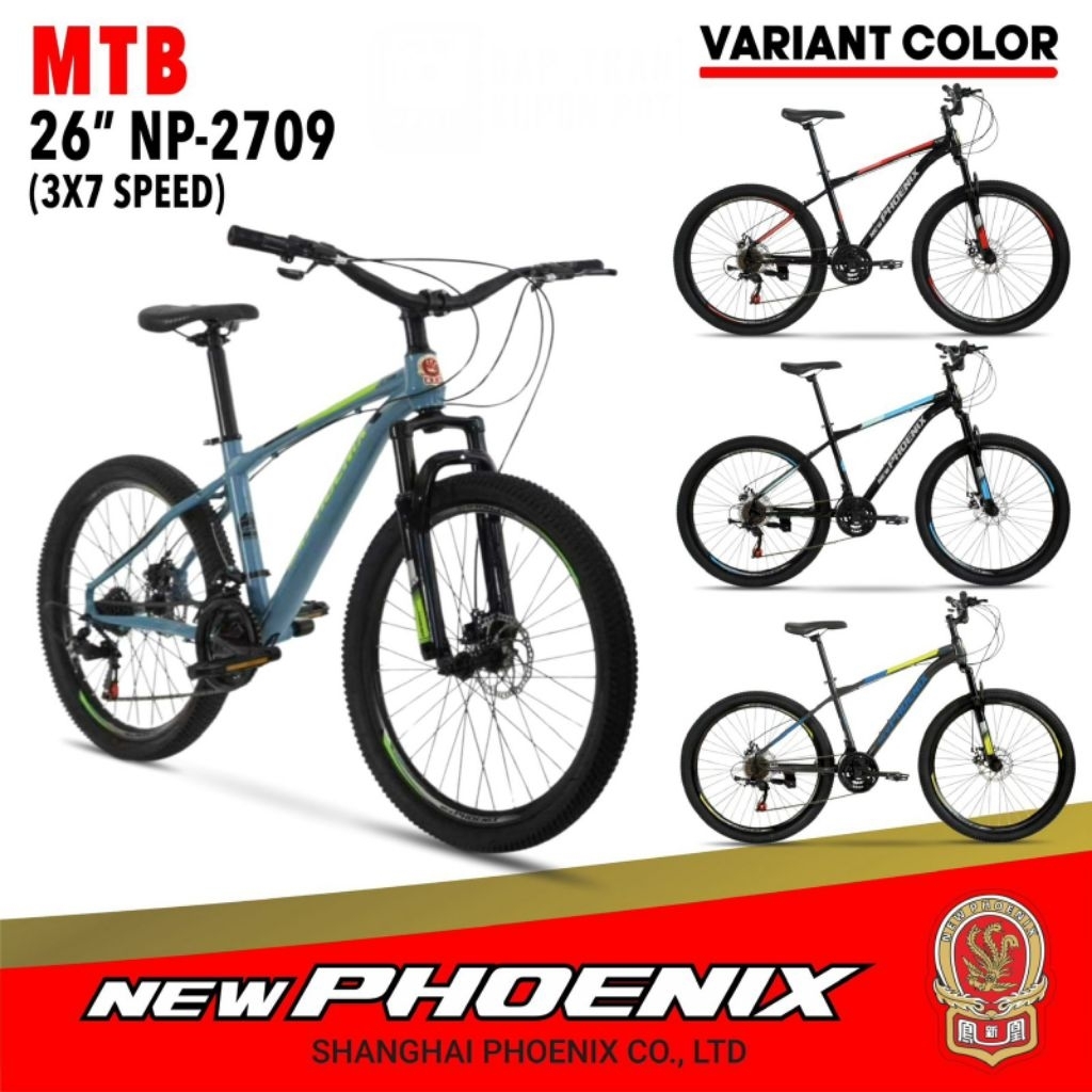 SEPEDA MTB 26 NEW PHOENIX NP2709