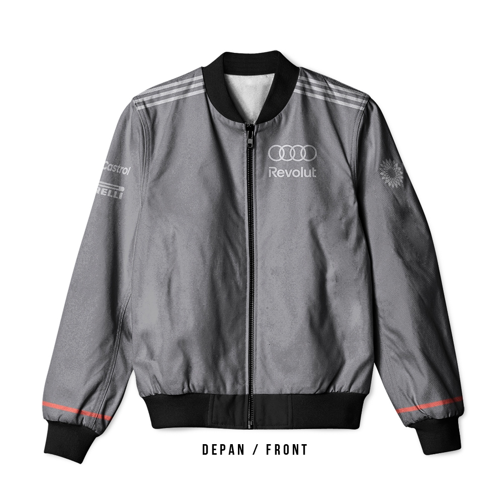 SAGALA - Jaket Tim F1 AUDI 2026 Balap Mobil Formula Satu Pria & Wanita Dewasa | Printing Sublime